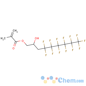 CAS No:86994-47-0 (4,4,5,5,6,6,7,7,8,8,9,9,9-tridecafluoro-2-hydroxynonyl)<br />2-methylprop-2-enoate