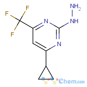 CAS No:869945-40-4 [4-cyclopropyl-6-(trifluoromethyl)pyrimidin-2-yl]hydrazine