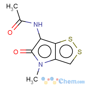 CAS No:87-11-6 Acetamide,N-(4,5-dihydro-4-methyl-5-oxo-1,2-dithiolo[4,3-b]pyrrol-6-yl)-