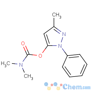 CAS No:87-47-8 (5-methyl-2-phenylpyrazol-3-yl) N,N-dimethylcarbamate