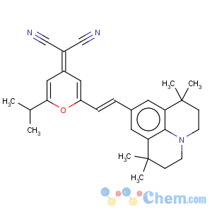 CAS No:870075-87-9 2-[2-(1-Methylethyl)-6-[2-(2,3,6,7-tetrahydro-1,1,7,7-tetramethyl-1H,5H-benzo[ij]quinolizin-9-yl)ethenyl]-4H-pyran-4-ylidene]propanedinitrile