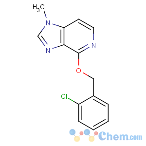 CAS No:87034-87-5 4-[(2-chlorophenyl)methoxy]-1-methylimidazo[4,5-c]pyridine