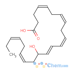 CAS No:87042-40-8 4,7,10,12,16,19-Docosahexaenoicacid, 14-hydroxy-, (4Z,7Z,10Z,12E,16Z,19Z)-