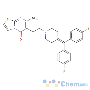 CAS No:87051-43-2 6-[2-[4-[bis(4-fluorophenyl)methylidene]piperidin-1-yl]ethyl]-7-methyl-<br />[1,3]thiazolo[3,2-a]pyrimidin-5-one