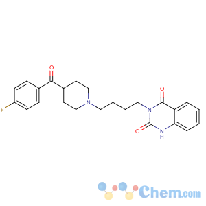 CAS No:87051-46-5 3-[4-[4-(4-fluorobenzoyl)piperidin-1-yl]butyl]-1H-quinazoline-2,4-dione
