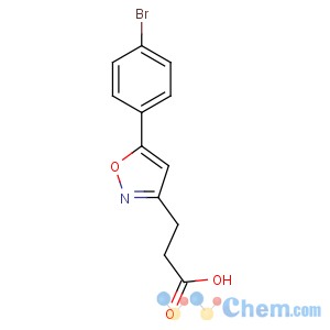 CAS No:870703-99-4 3-[5-(4-bromophenyl)-1,2-oxazol-3-yl]propanoic acid