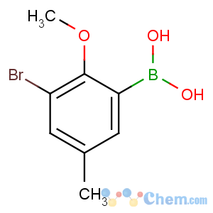 CAS No:870717-99-0 (3-bromo-2-methoxy-5-methylphenyl)boronic acid