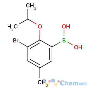 CAS No:870718-01-7 (3-bromo-5-methyl-2-propan-2-yloxyphenyl)boronic acid