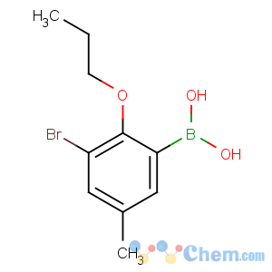 CAS No:870718-02-8 (3-bromo-5-methyl-2-propoxyphenyl)boronic acid