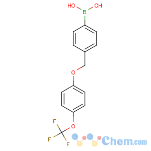 CAS No:870778-97-5 [4-[[4-(trifluoromethoxy)phenoxy]methyl]phenyl]boronic acid