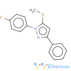 CAS No:871110-08-6 1H-Pyrazole,1-(4-fluorophenyl)-5-(methylthio)-3-phenyl-