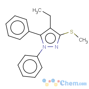 CAS No:871110-28-0 1H-Pyrazole,4-ethyl-3-(methylthio)-1,5-diphenyl-