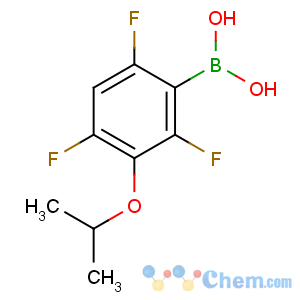 CAS No:871125-73-4 (2,4,6-trifluoro-3-propan-2-yloxyphenyl)boronic acid