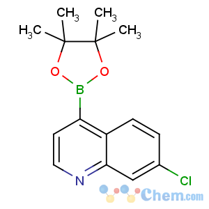CAS No:871125-83-6 7-chloro-4-(4,4,5,5-tetramethyl-1,3,2-dioxaborolan-2-yl)quinoline