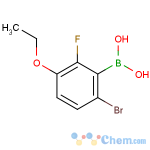 CAS No:871126-14-6 (6-bromo-3-ethoxy-2-fluorophenyl)boronic acid