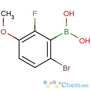 CAS No:871126-17-9 (6-bromo-2-fluoro-3-methoxyphenyl)boronic acid