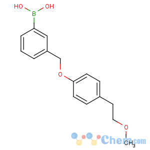 CAS No:871126-26-0 [3-[[4-(2-methoxyethyl)phenoxy]methyl]phenyl]boronic acid