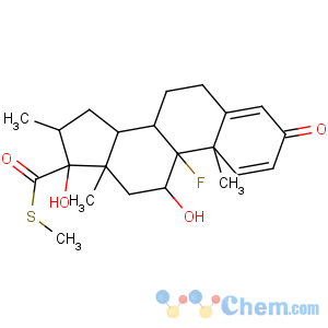CAS No:87116-72-1 S-methyl<br />(8S,9R,10S,11S,13S,14S,16S,17R)-9-fluoro-11,17-dihydroxy-10,13,<br />16-trimethyl-3-oxo-6,7,8,11,12,14,15,<br />16-octahydrocyclopenta[a]phenanthrene-17-carbothioate