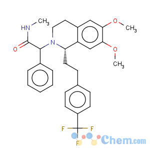 CAS No:871224-63-4 (r)-2-((s)-6,7-dimethoxy-1-(4-(trifluoromethyl)phenethyl)-3,4-dihydroisoquinolin-2(1h)-yl)-n-methyl-2-phenylacetamide