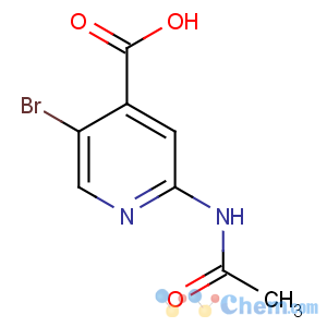 CAS No:871269-03-3 2-acetamido-5-bromopyridine-4-carboxylic acid