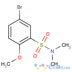 CAS No:871269-16-8 5-bromo-2-methoxy-N,N-dimethylbenzenesulfonamide