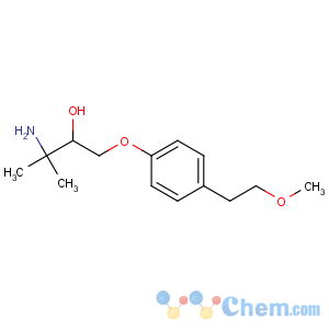 CAS No:87129-71-3 3-amino-1-[4-(2-methoxyethyl)phenoxy]-3-methylbutan-2-ol