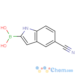 CAS No:871329-64-5 (5-cyano-1H-indol-2-yl)boronic acid