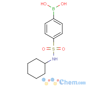 CAS No:871329-66-7 [4-(cyclohexylsulfamoyl)phenyl]boronic acid