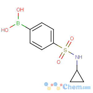 CAS No:871329-67-8 [4-(cyclopropylsulfamoyl)phenyl]boronic acid
