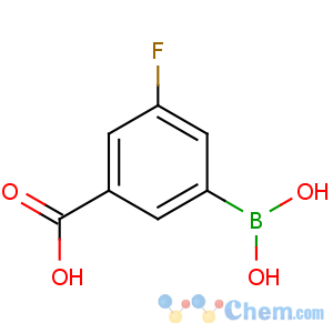 CAS No:871329-84-9 3-borono-5-fluorobenzoic acid