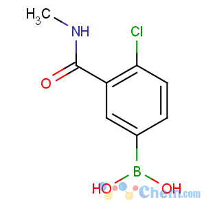 CAS No:871332-65-9 [4-chloro-3-(methylcarbamoyl)phenyl]boronic acid