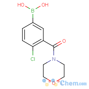 CAS No:871332-71-7 [4-chloro-3-(morpholine-4-carbonyl)phenyl]boronic acid