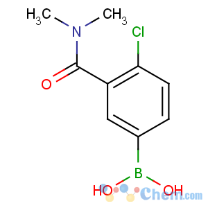 CAS No:871332-76-2 [4-chloro-3-(dimethylcarbamoyl)phenyl]boronic acid