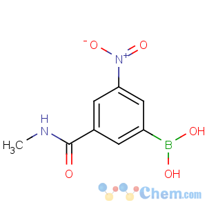 CAS No:871332-77-3 [3-(methylcarbamoyl)-5-nitrophenyl]boronic acid