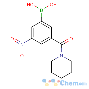 CAS No:871332-78-4 [3-nitro-5-(piperidine-1-carbonyl)phenyl]boronic acid