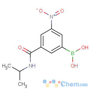 CAS No:871332-83-1 [3-nitro-5-(propan-2-ylcarbamoyl)phenyl]boronic acid