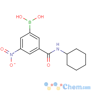 CAS No:871332-85-3 [3-(cyclohexylcarbamoyl)-5-nitrophenyl]boronic acid