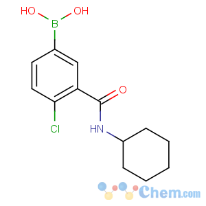 CAS No:871332-92-2 [4-chloro-3-(cyclohexylcarbamoyl)phenyl]boronic acid