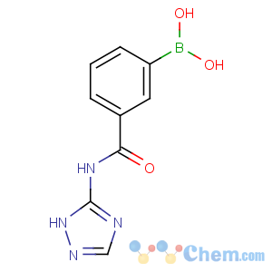 CAS No:871333-05-0 [3-(1H-1,2,4-triazol-5-ylcarbamoyl)phenyl]boronic acid