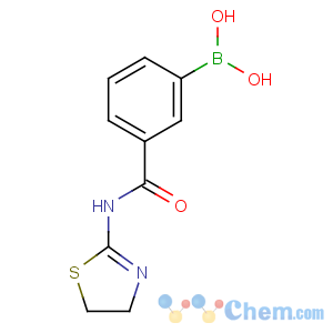 CAS No:871333-06-1 [3-(4,5-dihydro-1,3-thiazol-2-ylcarbamoyl)phenyl]boronic acid