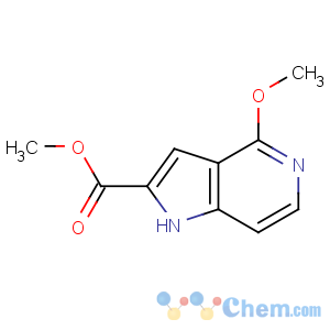 CAS No:871583-16-3 methyl 4-methoxy-1H-pyrrolo[3,2-c]pyridine-2-carboxylate
