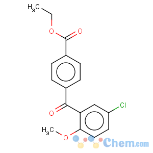CAS No:872088-13-6 Benzoic acid,4-(5-chloro-2-methoxybenzoyl)-, ethyl ester