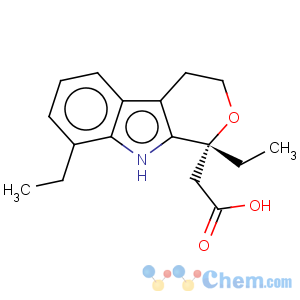 CAS No:87226-41-3 Pyrano[3,4-b]indole-1-aceticacid, 1,8-diethyl-1,3,4,9-tetrahydro-, (1R)-