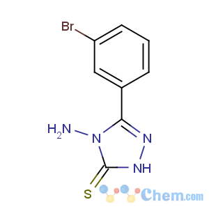 CAS No:87239-96-1 3H-1,2,4-Triazole-3-thione,4-amino-5-(3-bromophenyl)-2,4-dihydro-