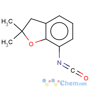 CAS No:87254-55-5 Benzofuran,2,3-dihydro-7-isocyanato-2,2-dimethyl-