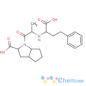 CAS No:87269-97-4 (2S,3aS,<br />6aS)-1-[(2S)-2-[[(1S)-1-carboxy-3-phenylpropyl]amino]propanoyl]-3,3a,4,<br />5,6,6a-hexahydro-2H-cyclopenta[b]pyrrole-2-carboxylic acid