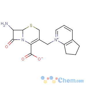 CAS No:87314-56-5 (6R,7R)-7-amino-3-(6,<br />7-dihydro-5H-cyclopenta[b]pyridin-1-ium-1-ylmethyl)-8-oxo-5-thia-1-<br />azabicyclo[4.2.0]oct-2-ene-2-carboxylate