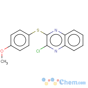 CAS No:87378-88-9 2-Chloro-3-[(4-methoxyphenyl)thio]quinoxaline