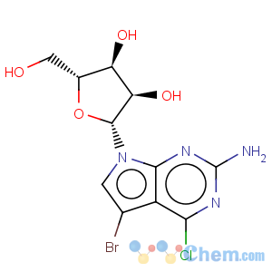 CAS No:873792-93-9 7H-Pyrrolo[2,3-d]pyrimidin-2-amine,5-bromo-4-chloro-7-b-D-ribofuranosyl-
