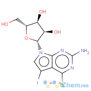 CAS No:873792-94-0 7H-Pyrrolo[2,3-d]pyrimidin-2-amine,4-chloro-5-iodo-7-b-D-ribofuranosyl-